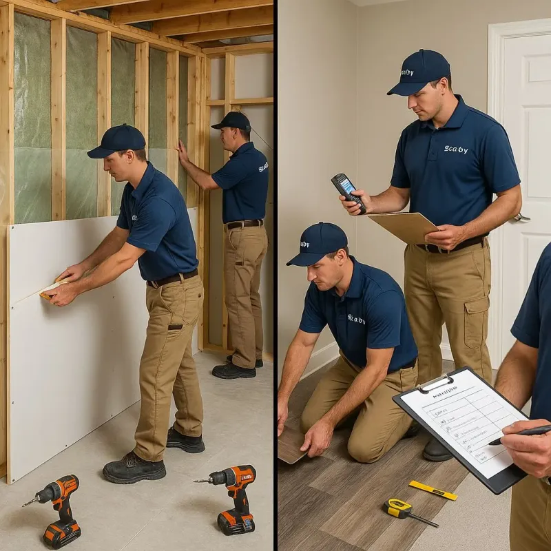Repairs and Reconstruction process in Kingsford Heights, IN