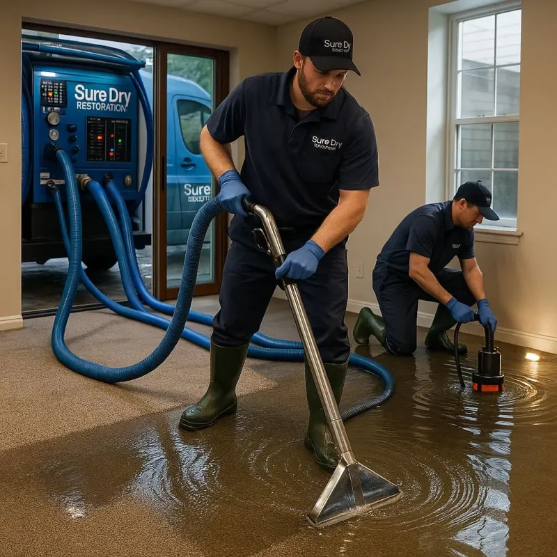 Water Extraction and Removal process in Kingsford Heights, IN